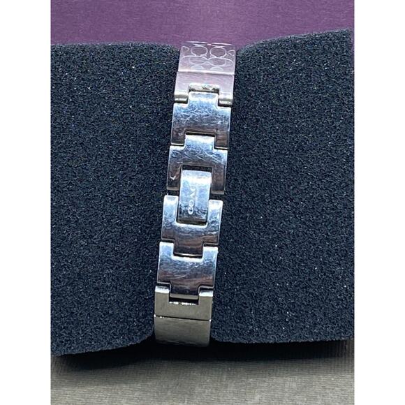 Coach Delancey White Dial Silver Steel Strap Watch Ladies (see video and read) - Picture 3 of 4